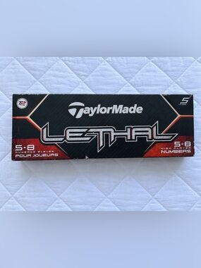 TaylorMade LETHAL Tour Performance Golf Balls One Dozen High Nos 5-8 Rare NIB​